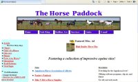 Home page of The Horse Paddock