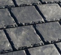 A close up of the EuroSlate shingle