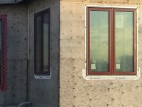 Close Up of Library Windows