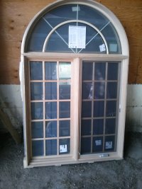 Inside of final window - nice wood!