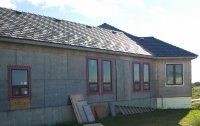 Back of garage & sunroom 